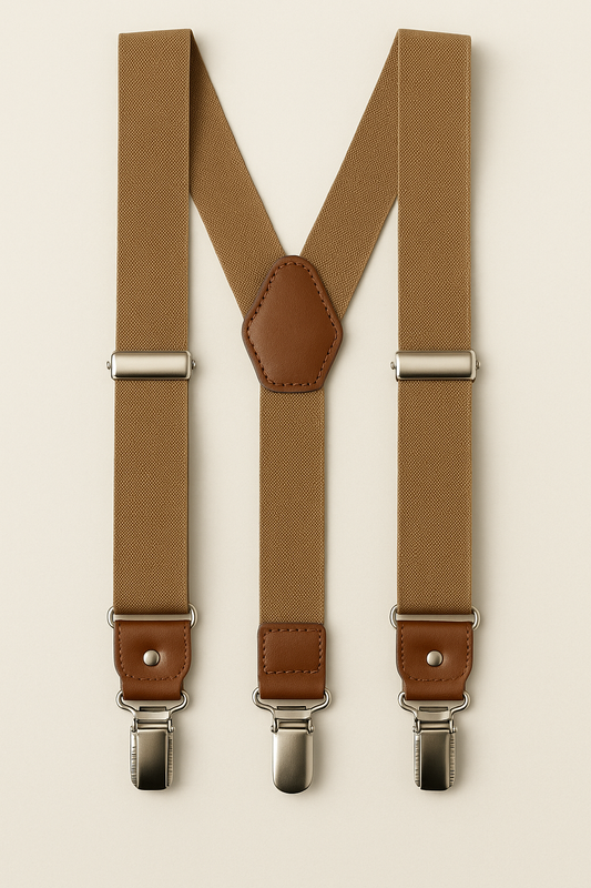 Hosenträger hellbraun